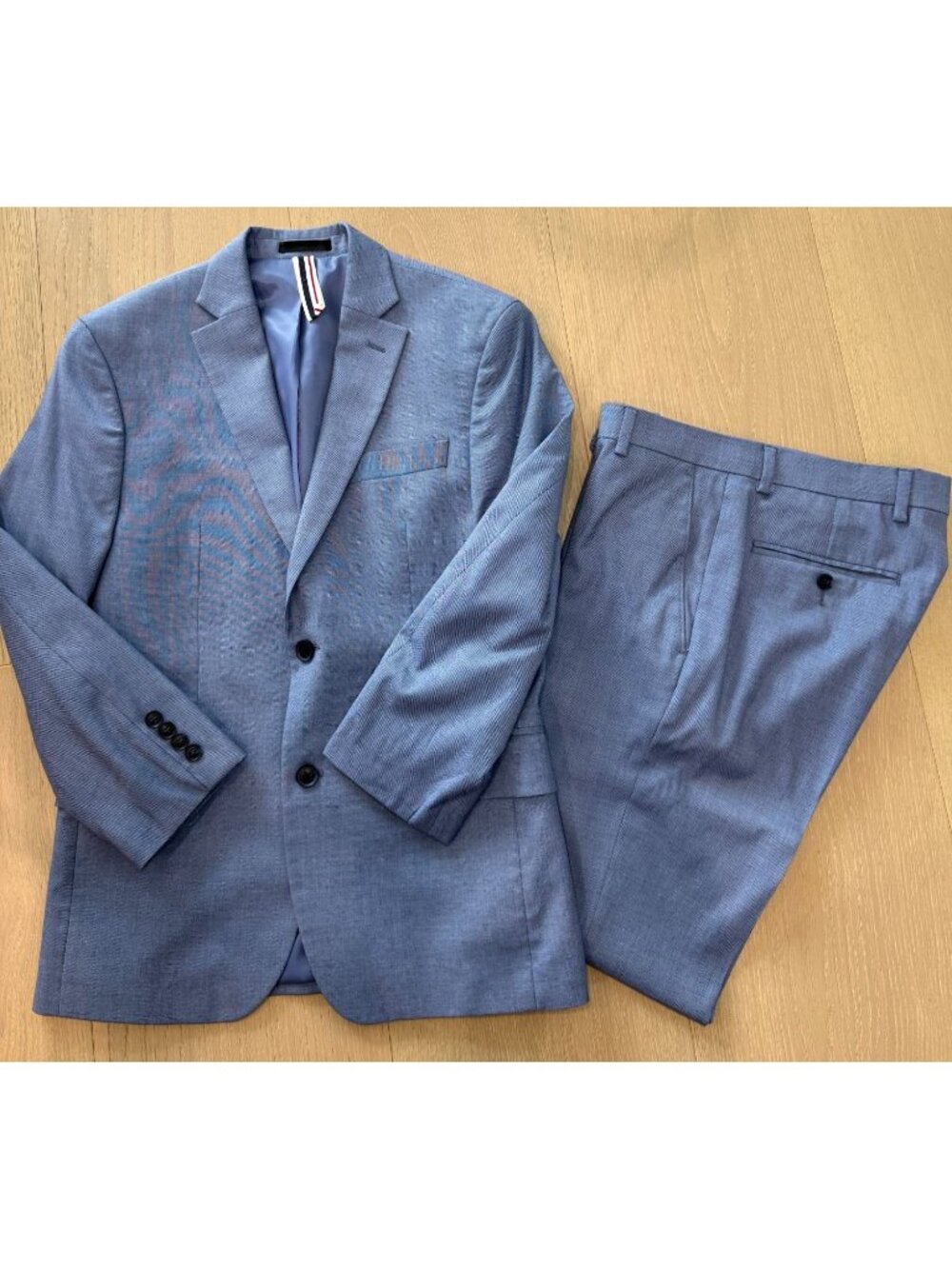 Ben Sherman Men's Blue Suit (Tailored for Boys Size 12 / Youth)